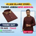 Thobe Jubba for Men's Stylish Fashion Red